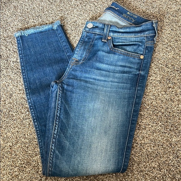 7 For All Mankind The Skinny Ankle Jeans - Picture 1 of 5